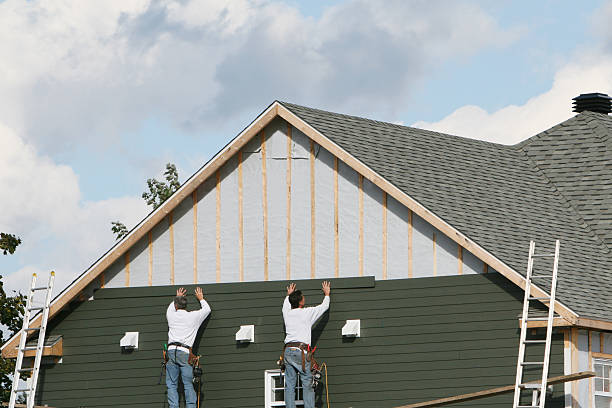 Professional Emergency Siding Repair technician working in Catawba, NC